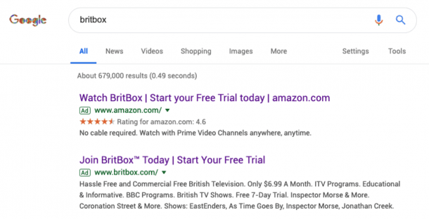 britbox search